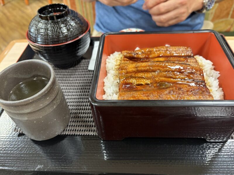 四万十川でとれた鰻で作ったうな重