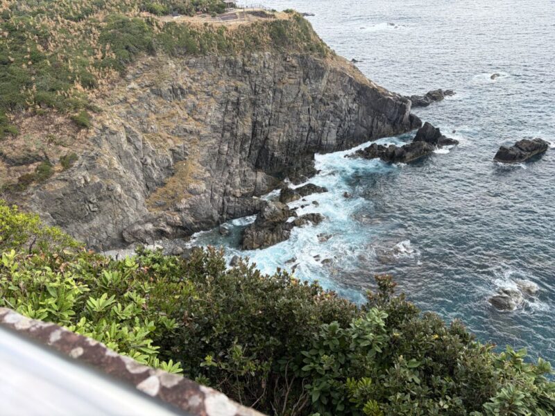 足摺岬から見た風景

